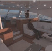 Boat interior designer